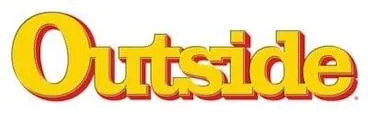 Text graphic displaying the word "Outside" in bold, colorful letters.